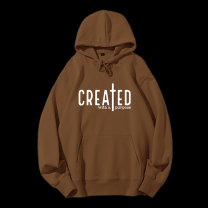 Created With A Purpose Drawstring Hoodie