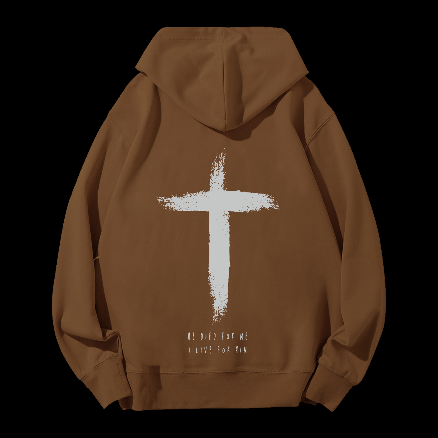 I Live For Him Drawstring Hoodie