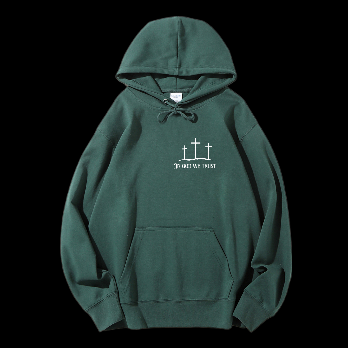 In God We Trust Drawstring Hoodie