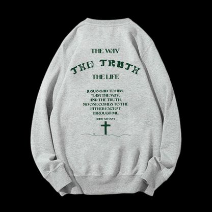 The Way The Truth The Life Crewneck Sweatshirt