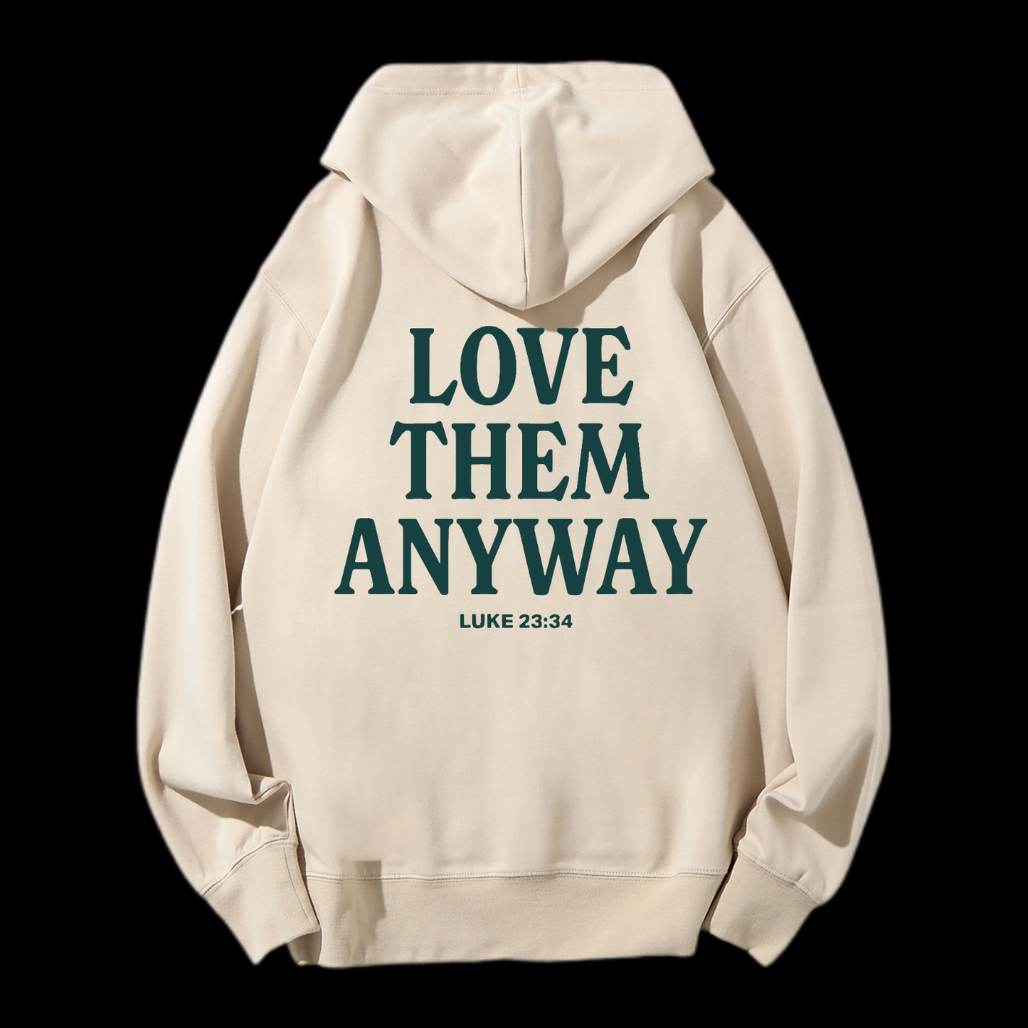 Love Them Anyway Drawstring Hoodie