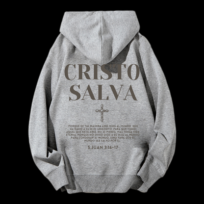 Cristo Salva Drawstring Hoodie