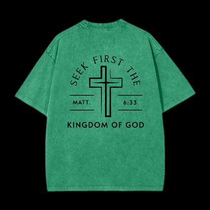 Kingdom Of God Washed T-Shirt