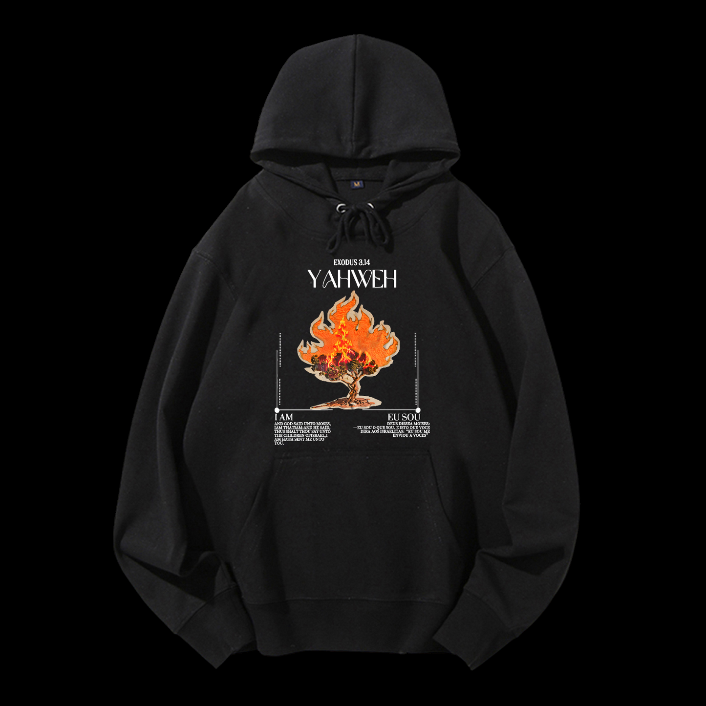 Yahweh Drawstring Hoodie
