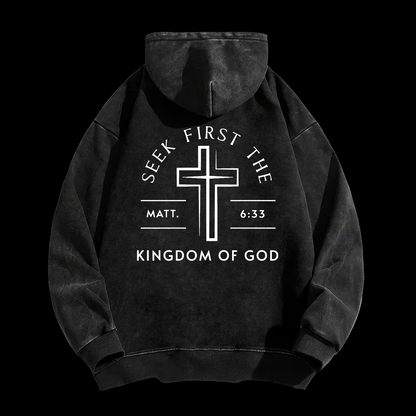 Kingdom Of God Washed Hoodie