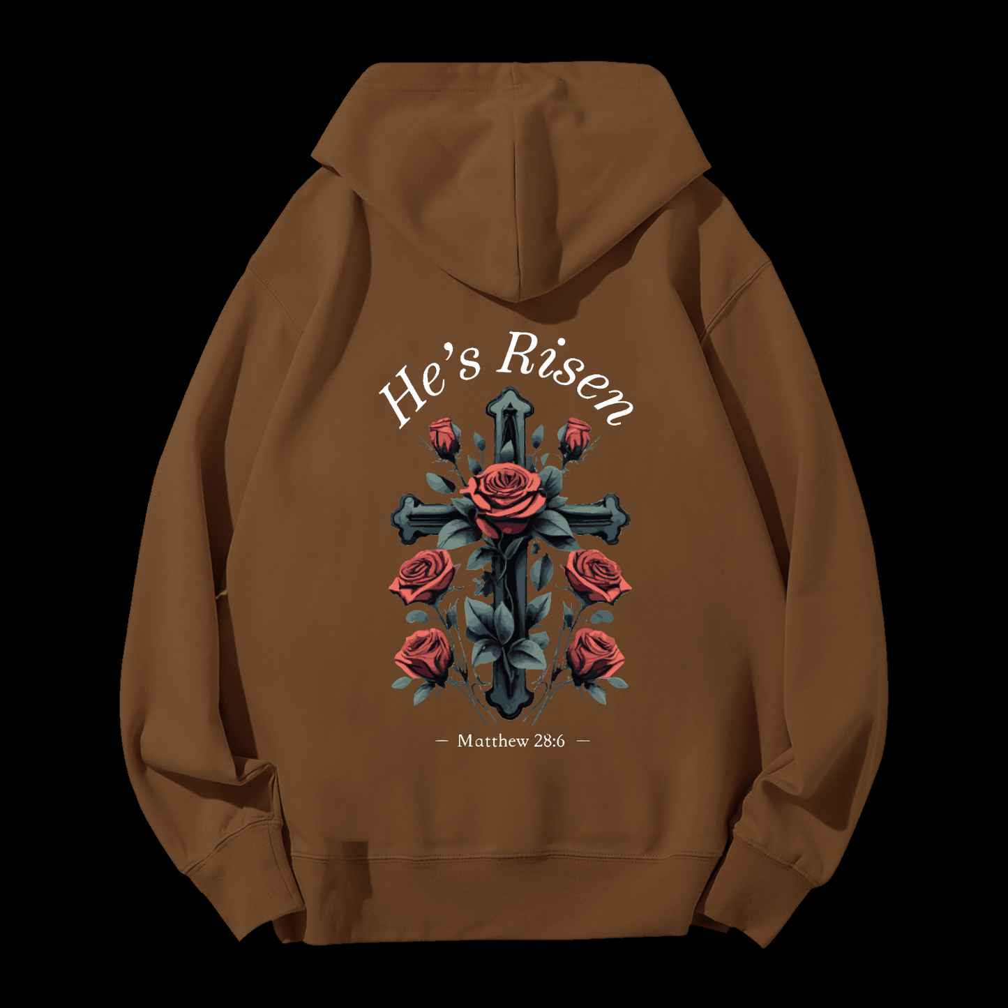 He's Risen Drawstring Hoodie
