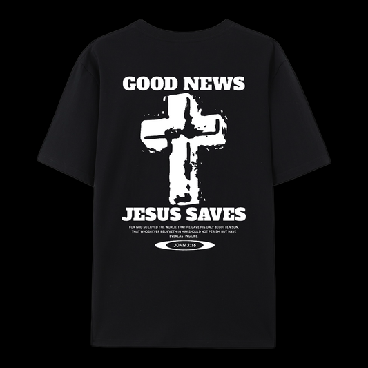 Jesus Saves Cotton T-Shirt