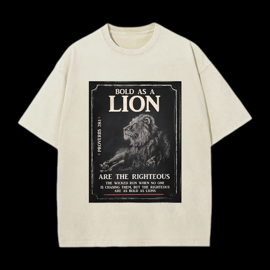 Bold As A Lion Washed T-Shirt