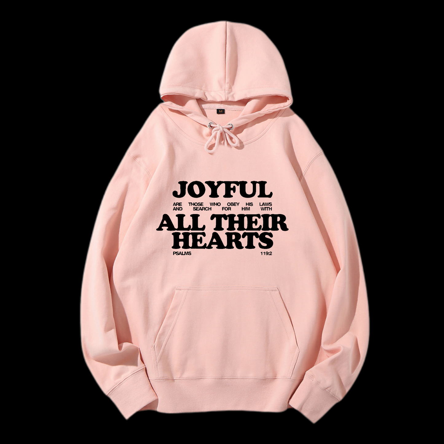 Joyful All Their Hearts Drawstring Hoodie