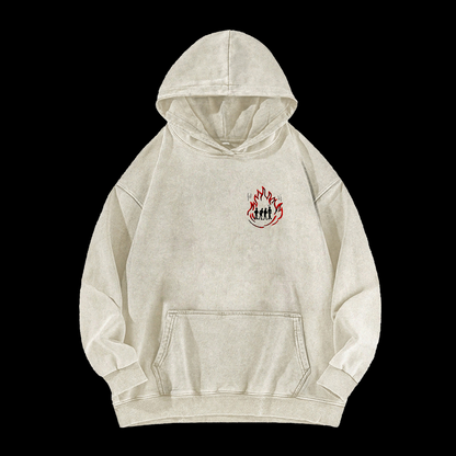 There Was A Fourth In The Fire Washed Hoodie