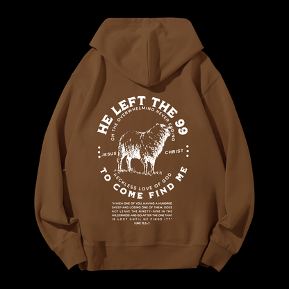 He Left The 99 Drawstring Hoodie