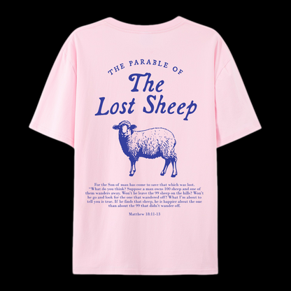 The Parable Of The Lost Sheep Cotton T-Shirt