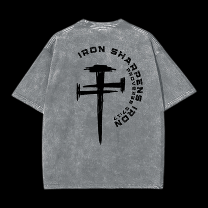 Iron Sharpens Iron Washed T-Shirt