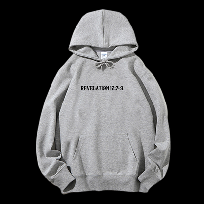 Revelation 12:7-9 Drawstring Hoodie