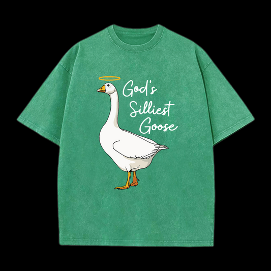 God's Silliest Goose Washed T-Shirt