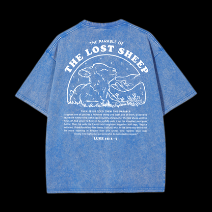 The Parable Of The Lost Sheep Washed T-Shirt
