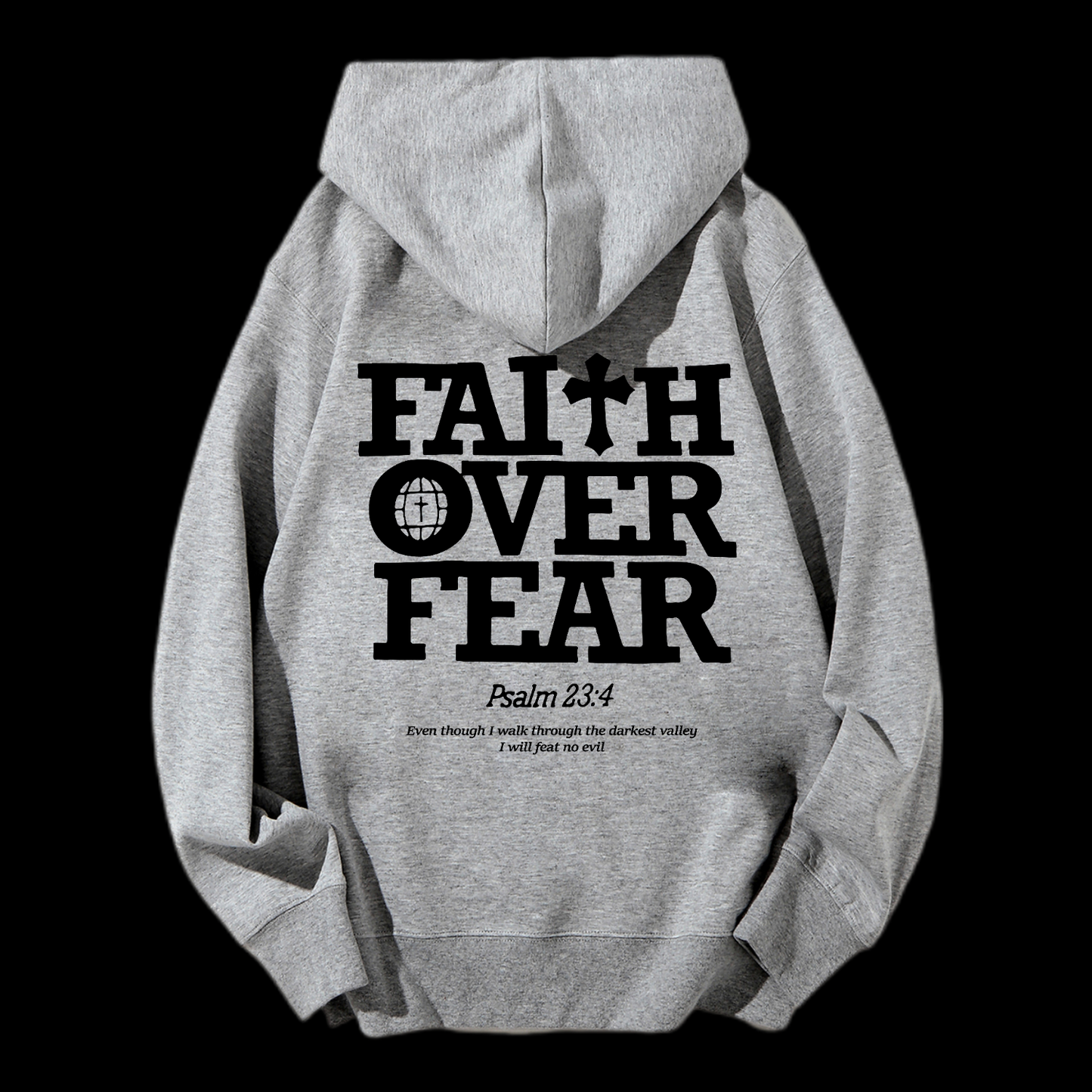 Faith Over Fear Drawstring Hoodie