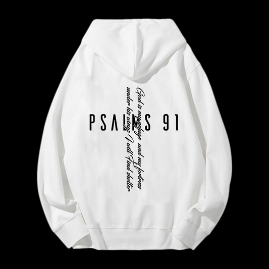 Psalm 91 Drawstring Hoodie