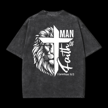 Faith Of Man Washed T-Shirt