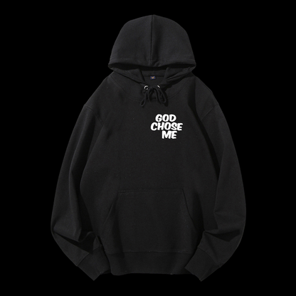 God Chose Me Drawstring Hoodie
