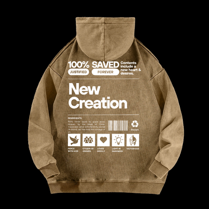 New Creation Washed Hoodie