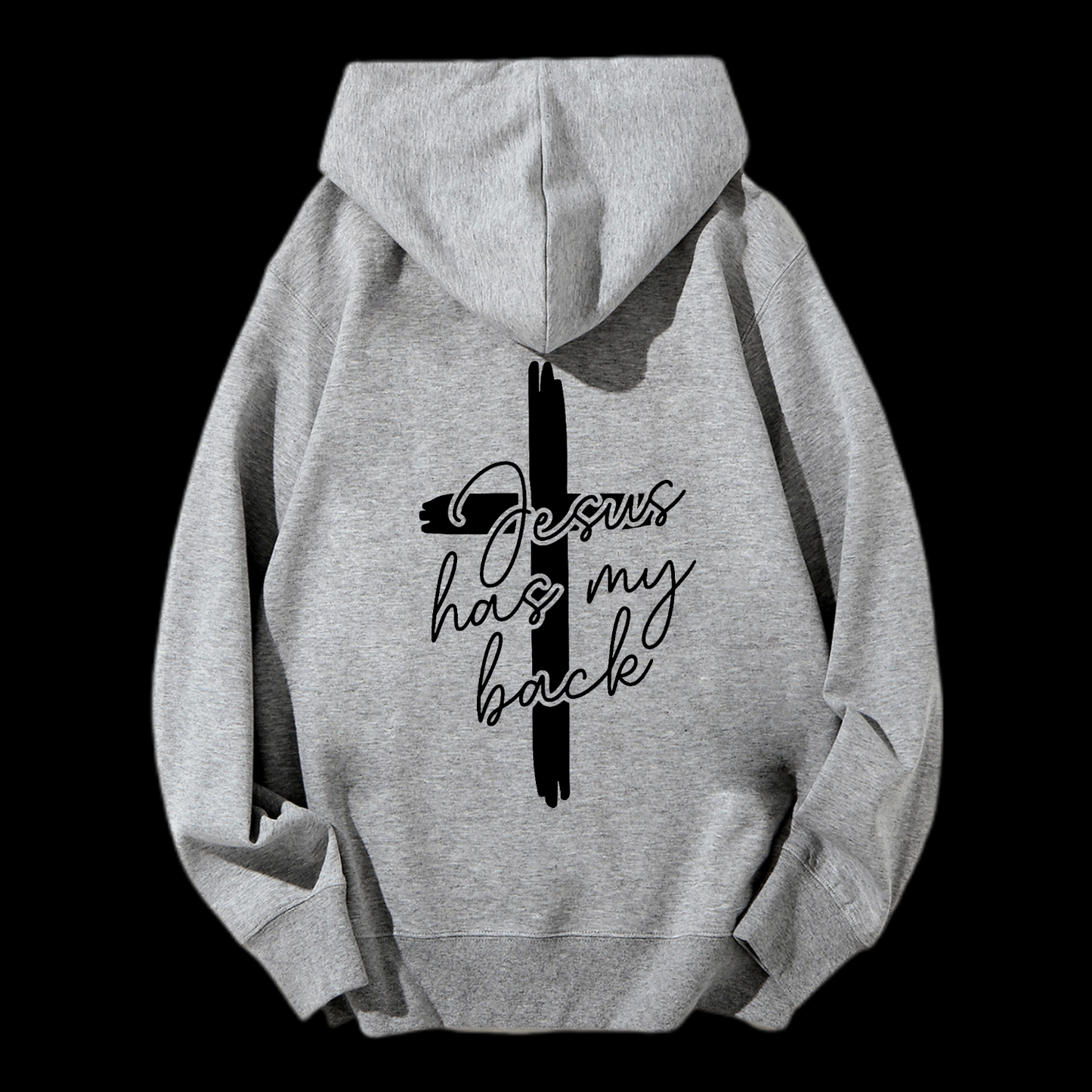 Jesus Has My Bacle Drawstring Hoodie