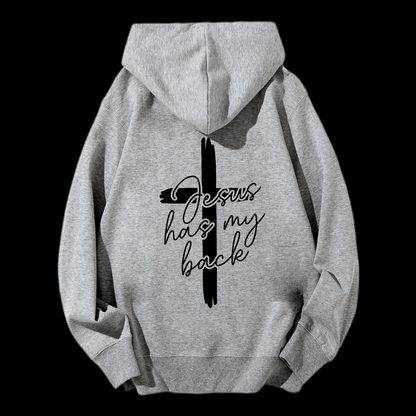 Jesus Has My Bacle Drawstring Hoodie