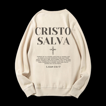 Cristo Salva Crewneck Sweatshirt