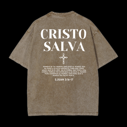 Cristo Salva Washed T-Shirt