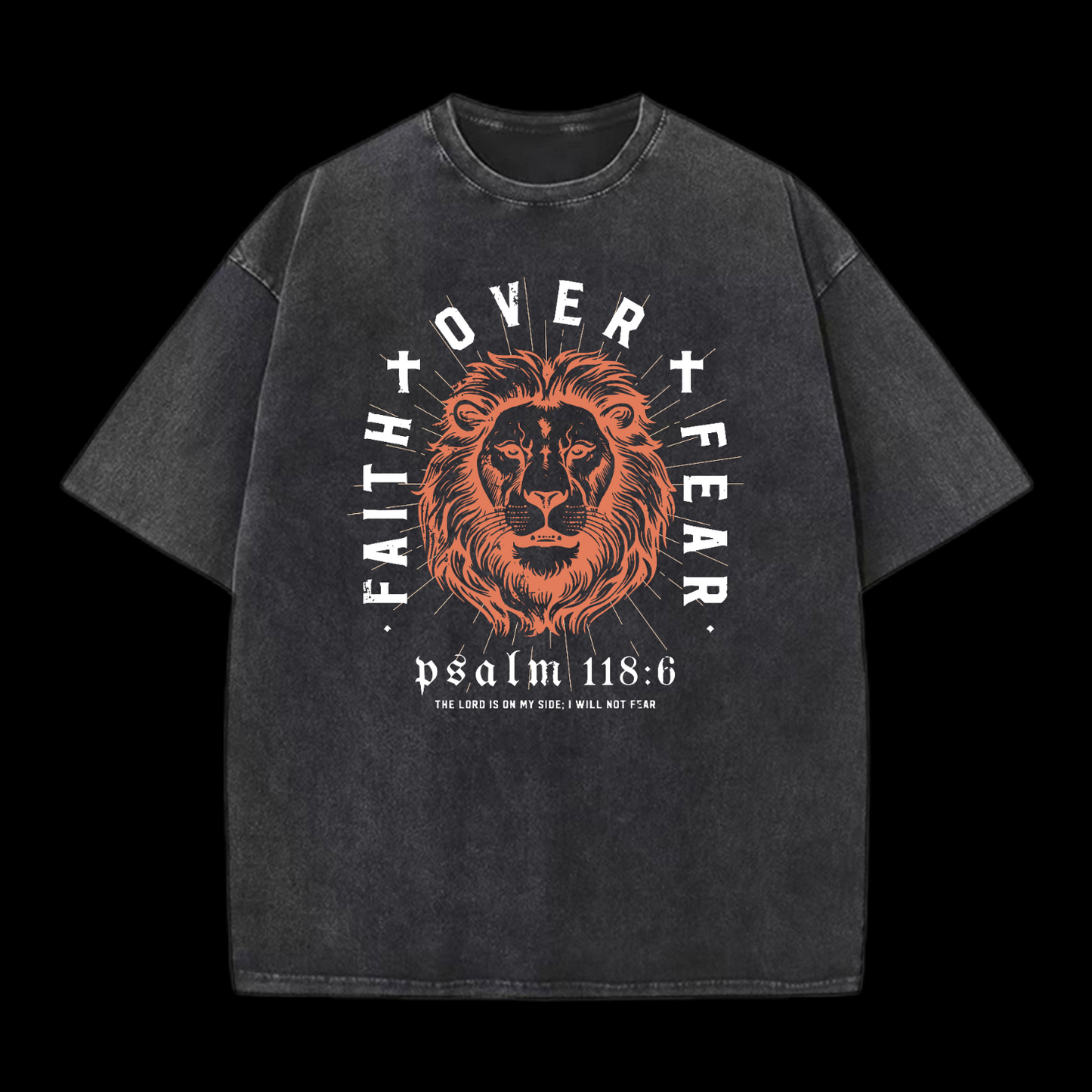Faith Over Fear Washed T-Shirt