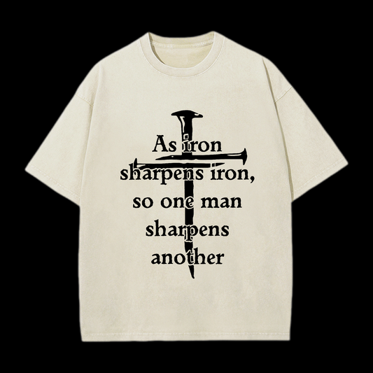 Iron Sharpens Iron Washed T-Shirt