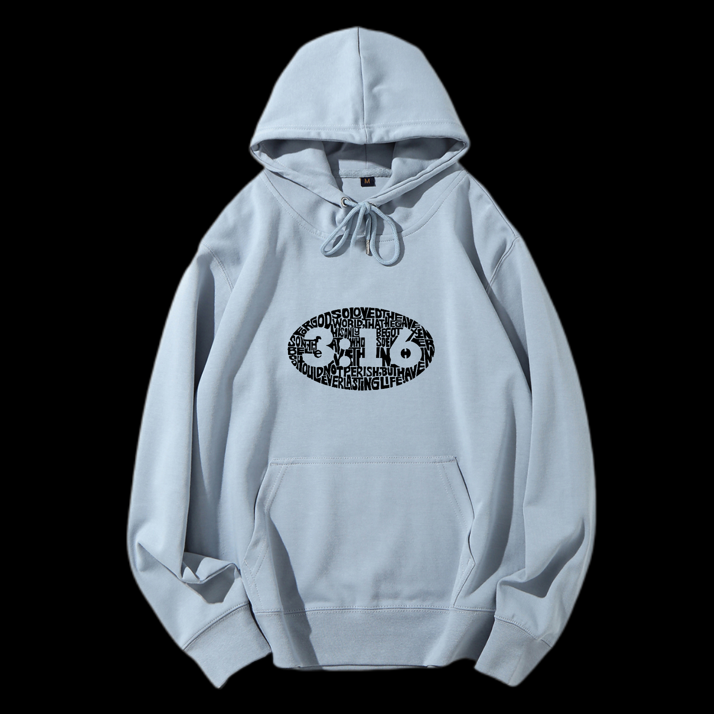 God So Loved Me Drawstring Hoodie