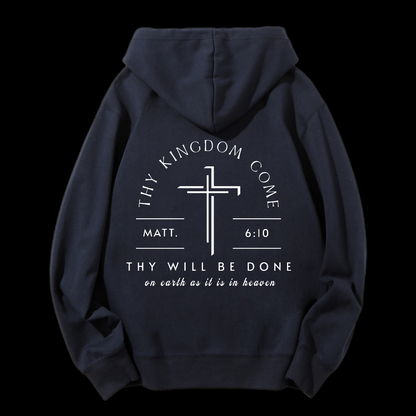 Thy Will Be Done Drawstring Hoodie