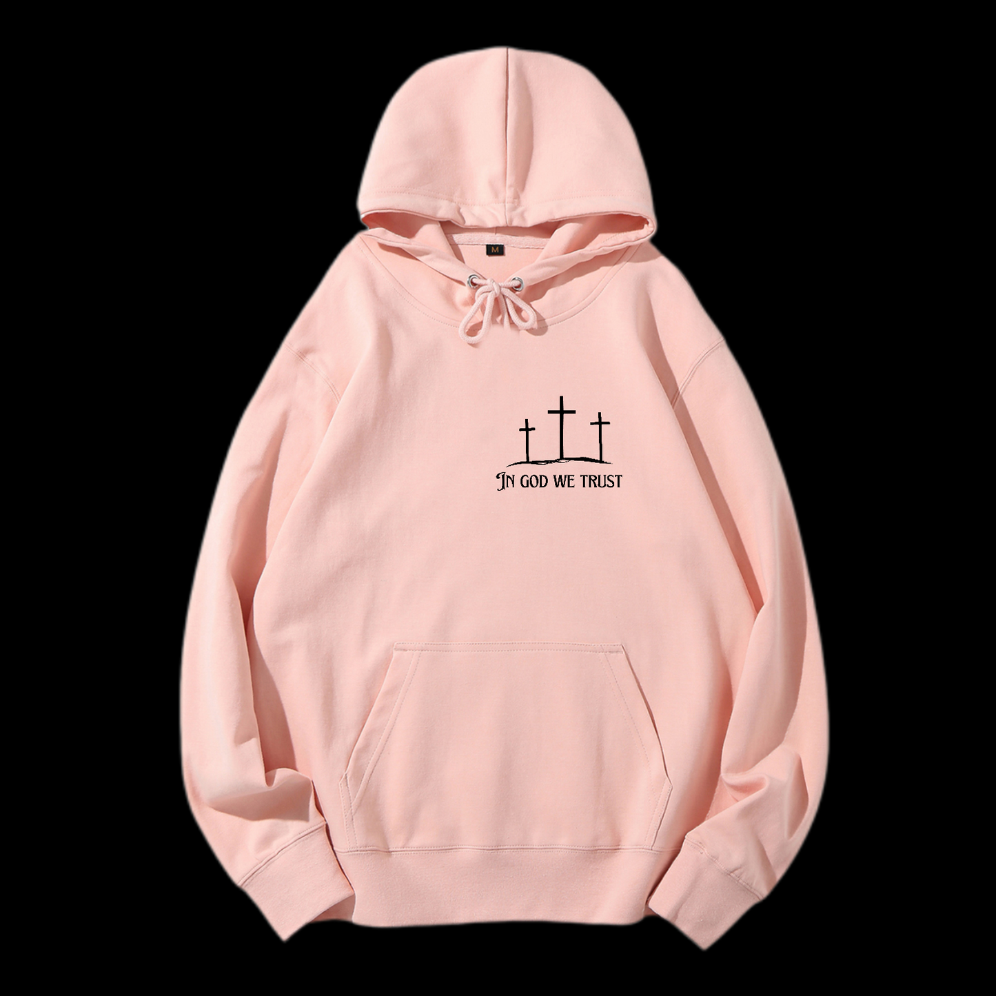 In God We Trust Drawstring Hoodie