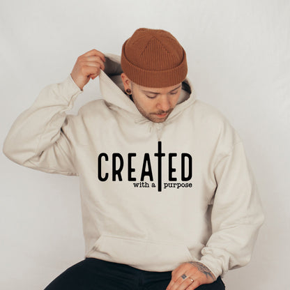 Created With A Purpose Drawstring Hoodie