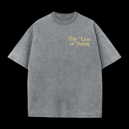 The Lion Of Judah Washed T-Shirt