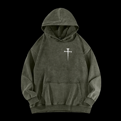 I Will Fear No Evil Washed Hoodie