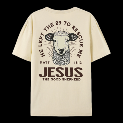 He Left The 99 To Rescue Me Cotton T-Shirt