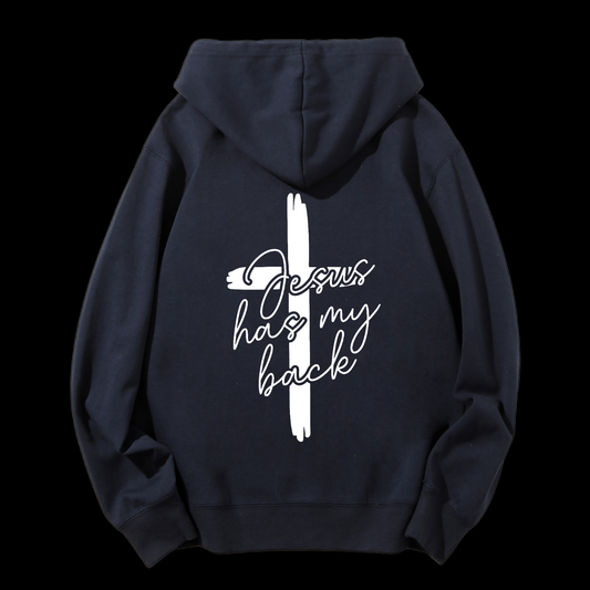 Jesus Has My Bacle Drawstring Hoodie