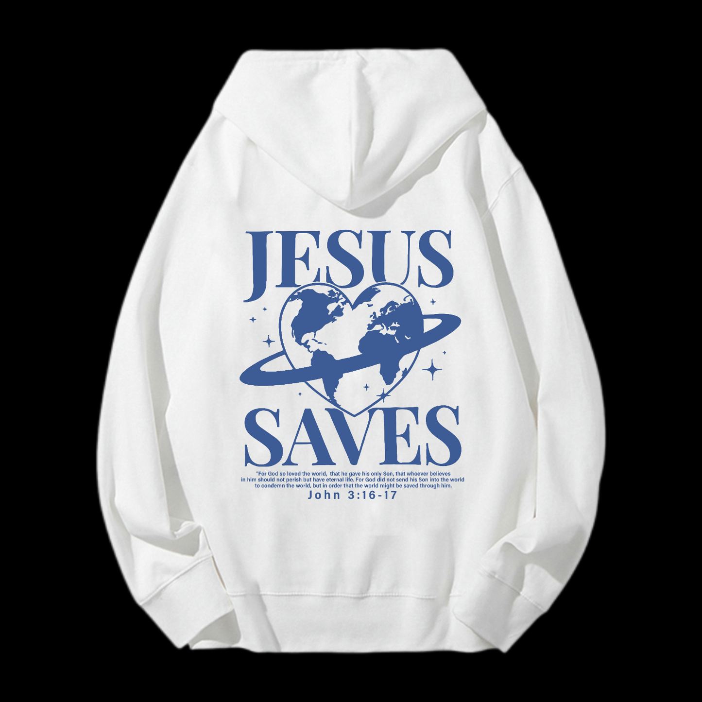 Jesus Saves Drawstring Hoodie