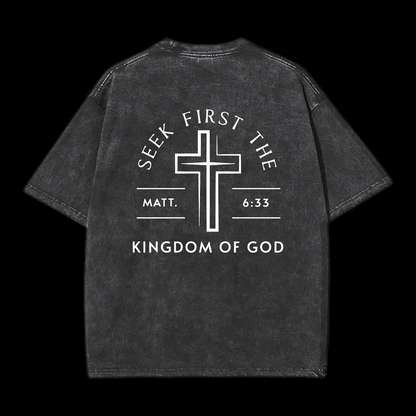 Kingdom Of God Washed T-Shirt