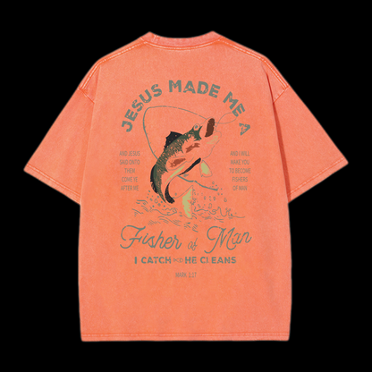 Fishers Of Men Washed T-Shirt