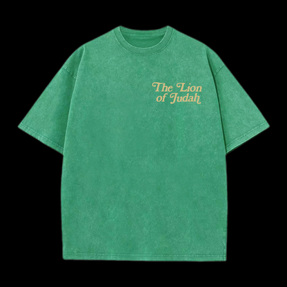 The Lion Of Judah Washed T-Shirt